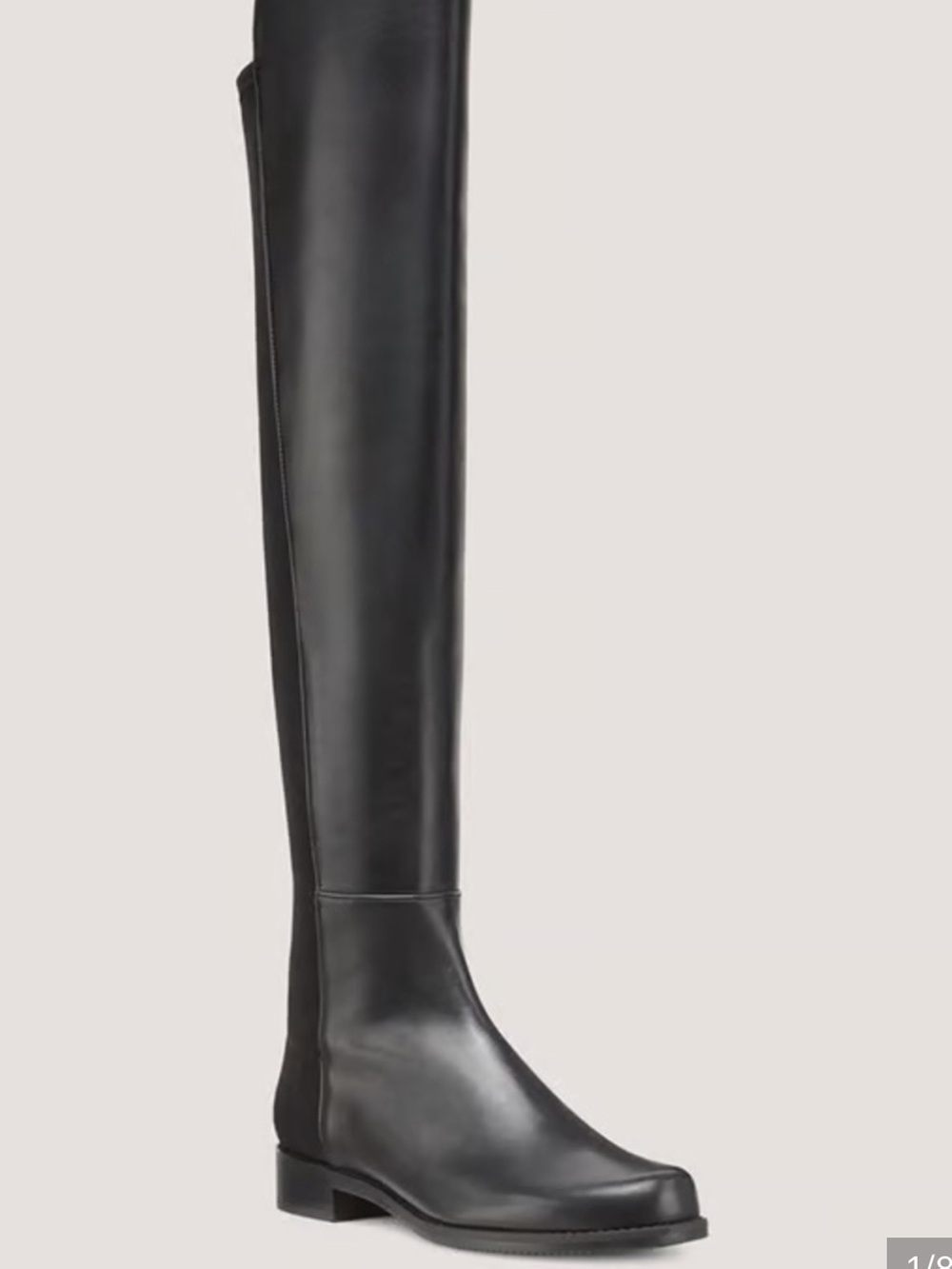 STUART WEITZMAN 5050 Women's Black Over-the-Knee Riding Boots 9.5 Leather